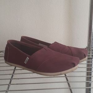 Toms Classic Red Mahogany Size 7